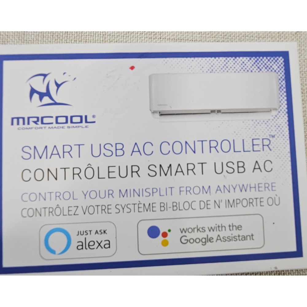 MRCOOL Smart USB AC Controller Minisplit WiFi Module White Alexa Google Home